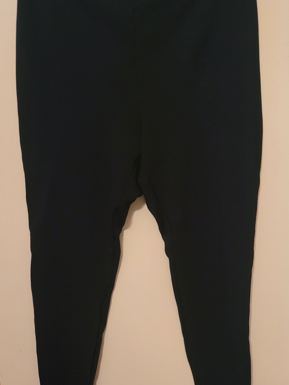 Lilly Pulitzer Women’s Black Solid Stretch Leggings Pants Logo Rayon XL